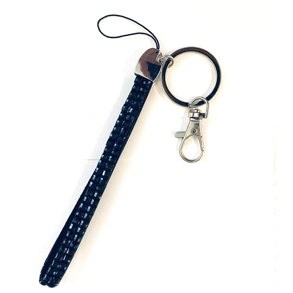 Crystal Loop Bracelet Keyring